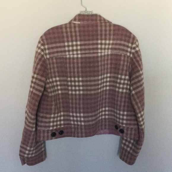 NEW Rails Steffi wool plaid coat jacket size M - Picture 4 of 7